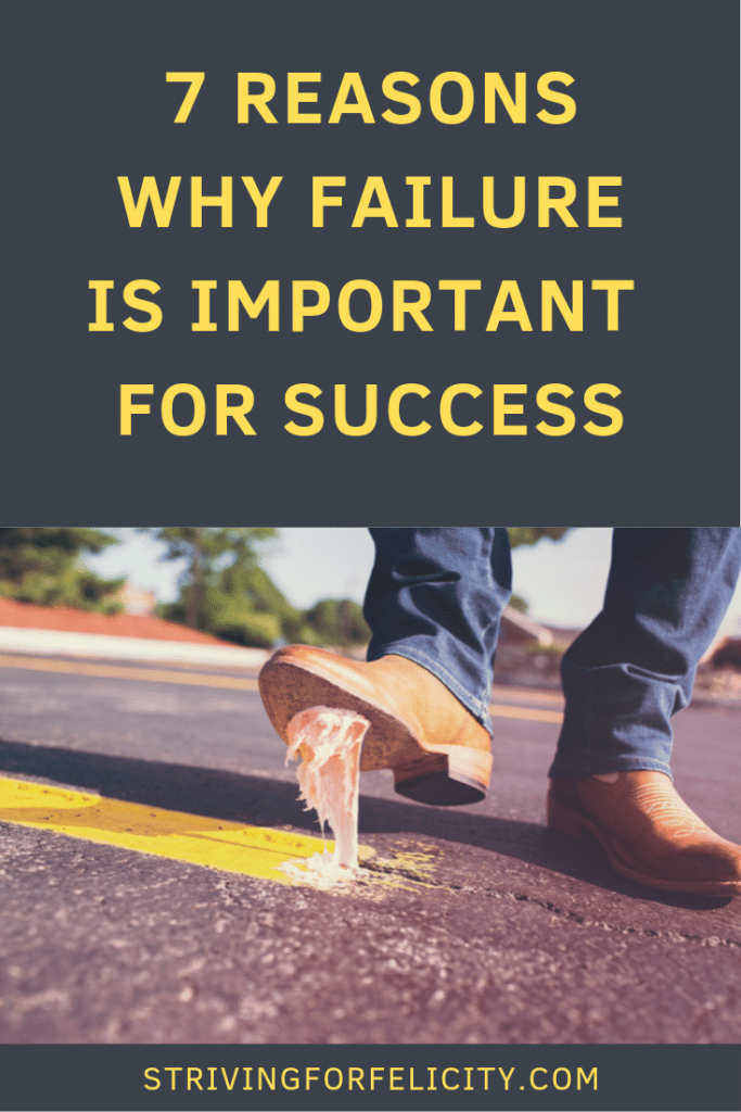 Striving for Felicity Failure in business is important for success