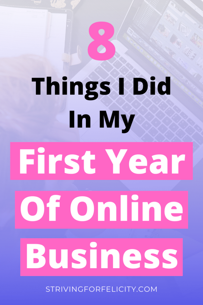 8 things I did in my first year of blogging