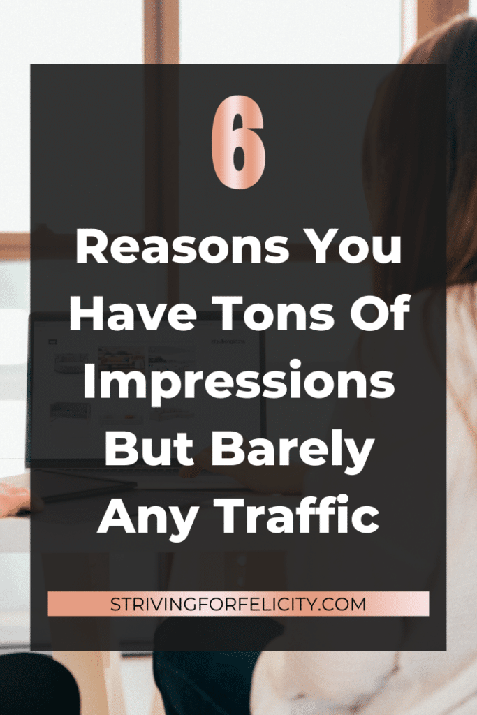 6 reasons you have many Pinterest impressions but barely any traffic