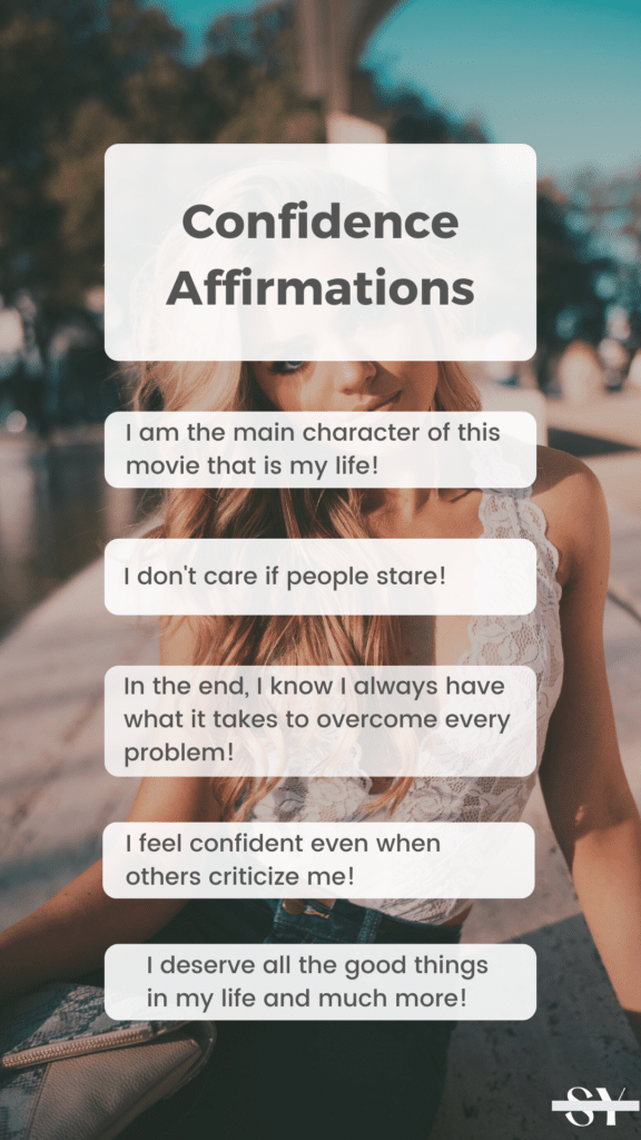 Self-confidence affirmations