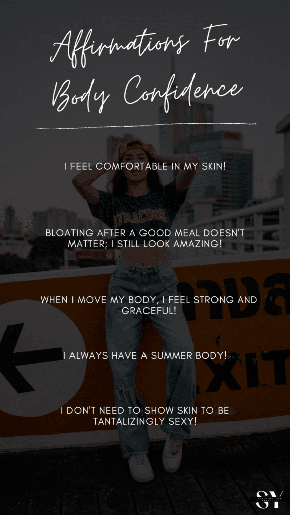 affirmations for body confidence