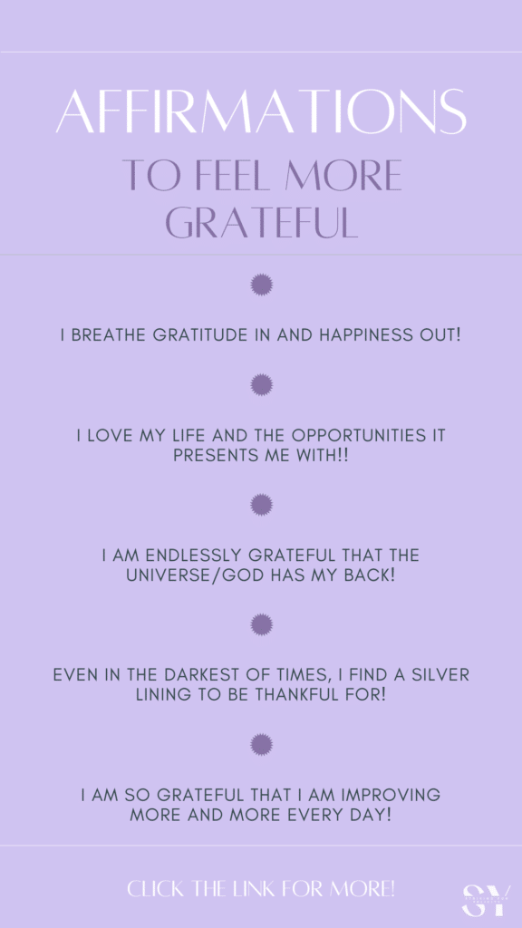 affirmations for gratitude