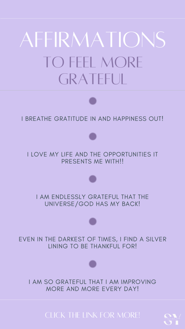 33 Affirmations For Gratitude - Striving For Felicity