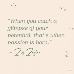 Zig Ziglar quote about passion